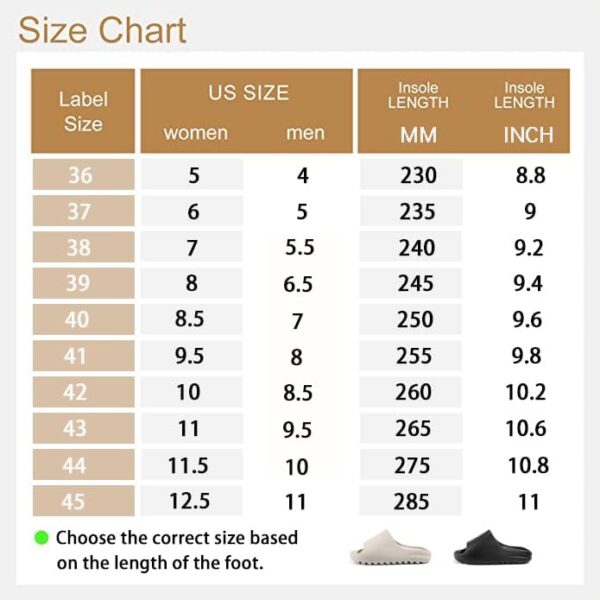 Cloud Slides Sandals for Women, EVA Anti-Slip shower shoes,Open Toe Garden Shoes,sandals women,Pillow Slippers for Indoor and Outdoor - Image 8