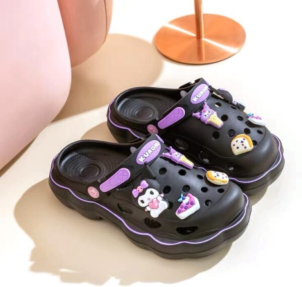 Anime Clogs Garden Shoes Non-Slip Breathable Slides Slippers Water Shoes Sandals Kawaii Beach Slipper Adult Lightweight Slip-On Shower Shoes(3 sizes) - Image 4